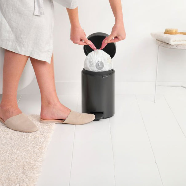 NewIcon Pedal Bin 3L - Confident Grey
