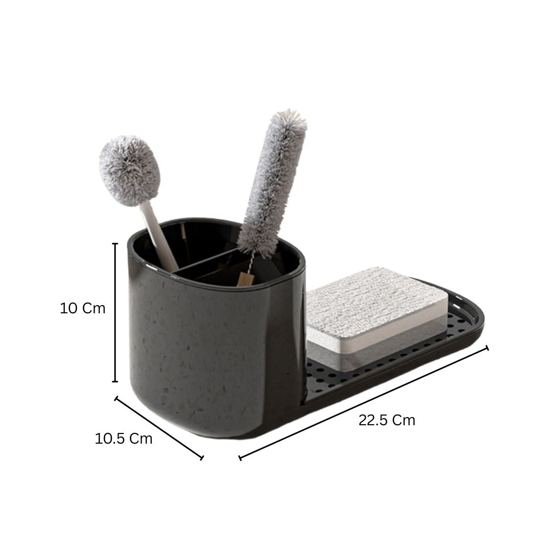 Neat Kitchen Sink Organiser - Black