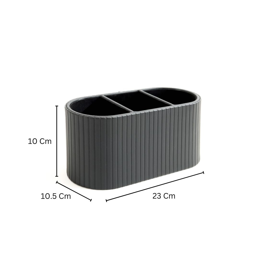 Stripes Trio Organizer - Black