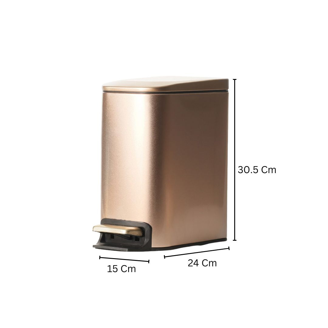 Sierra Pedal Bin 6L - Rose Gold