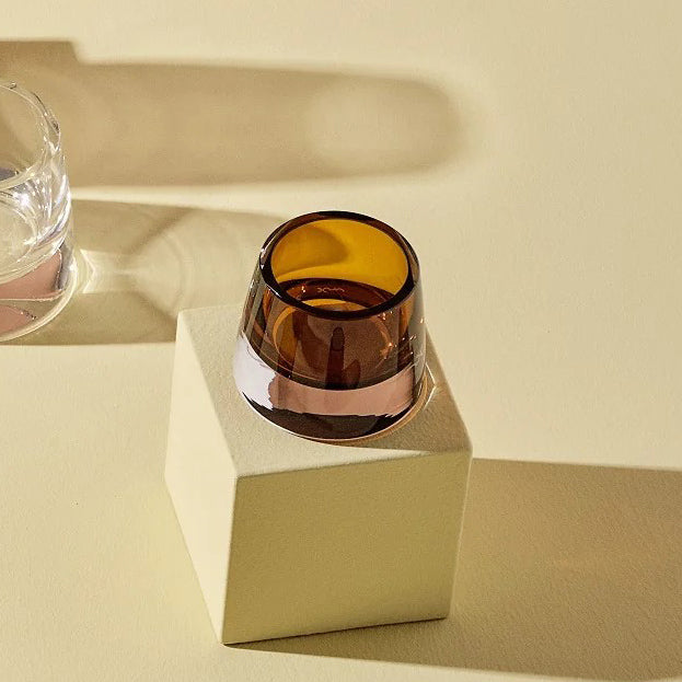 Joy Votive Holder, Set of 2 - Burgundy (Offline Only)