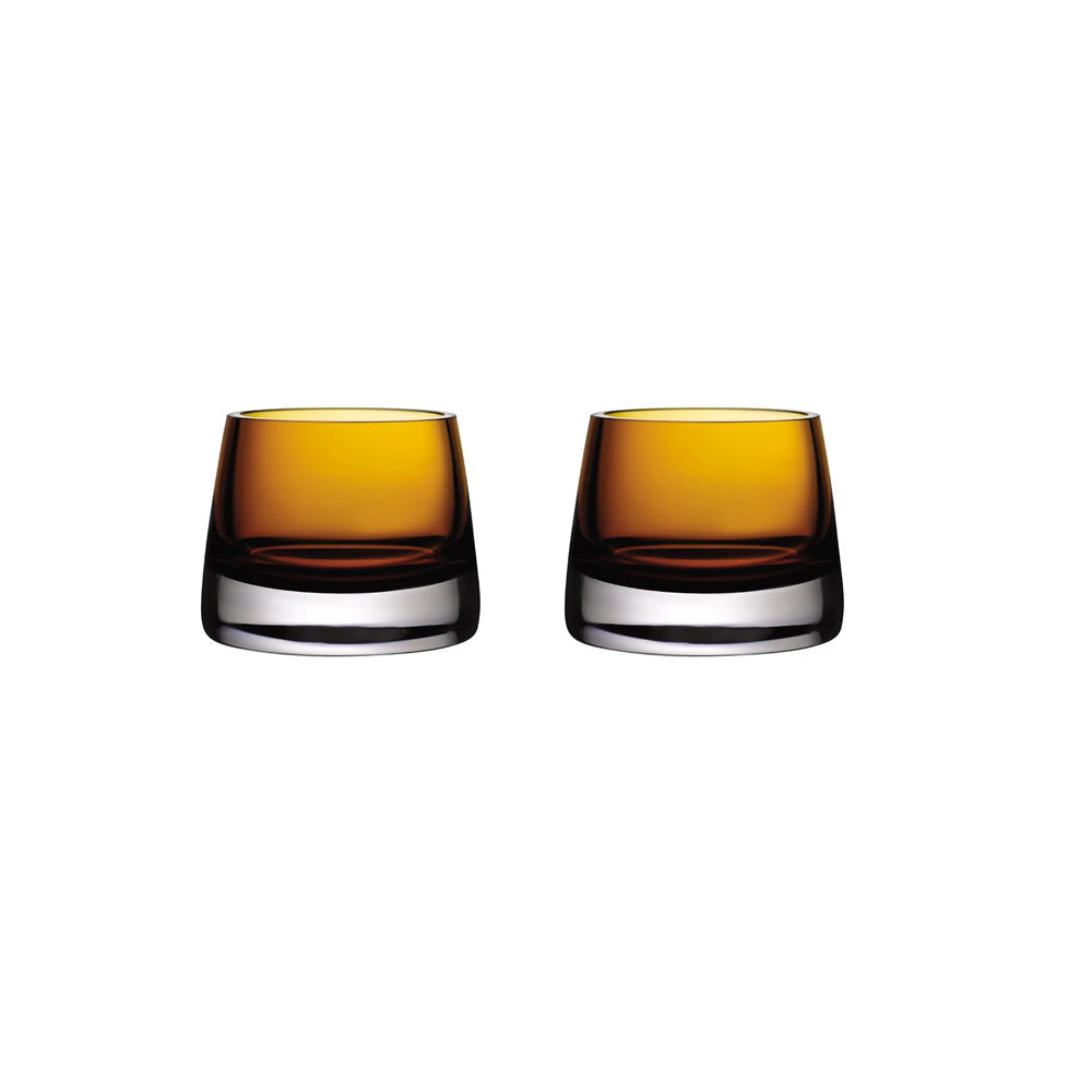 Joy Votive Holder, Set of 2 - Amber