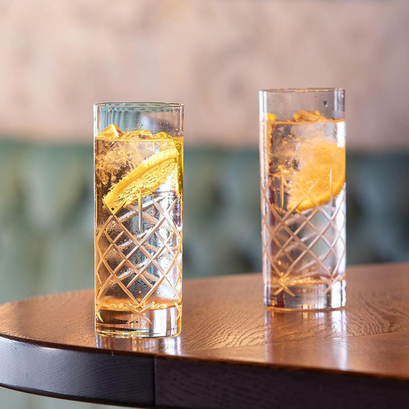 New York Club Long Drink Glasses 380ml, Set of 6