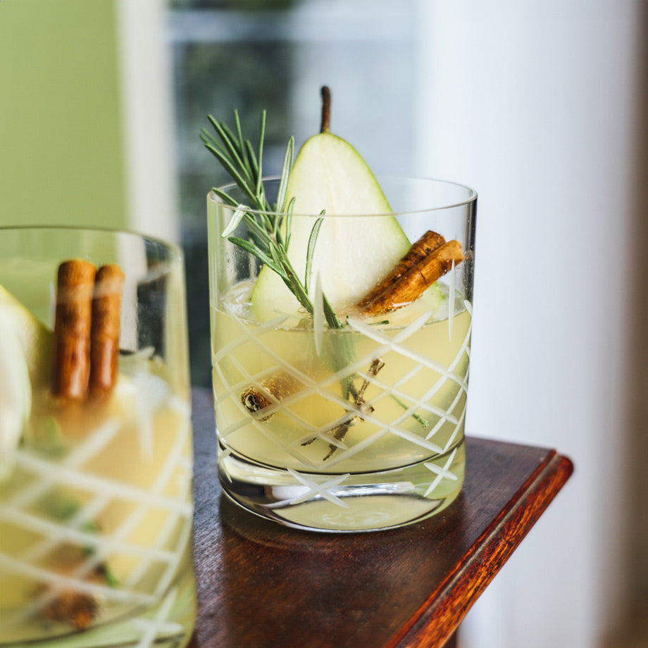 New York Club Whiskey Tumblers 320ml, Set of 6