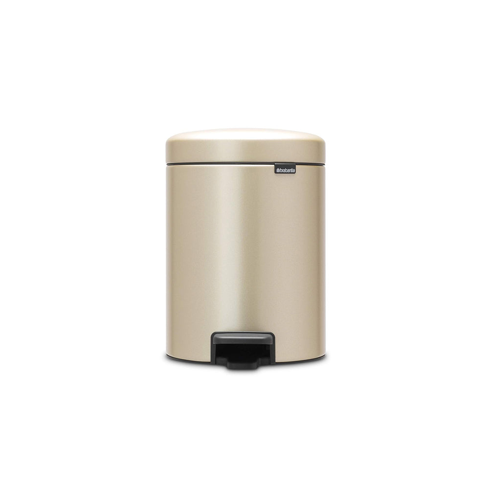 NewIcon Pedal Bin 5L - Metallic Gold