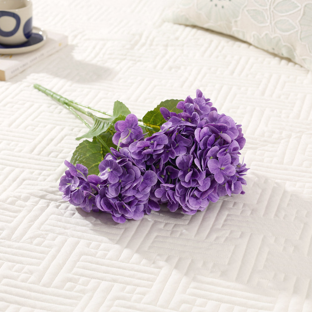 Nippon Hydrangea Faux Stem - Purple