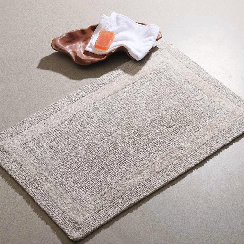 Noa Reversible Tufted Bathmat - Light Grey