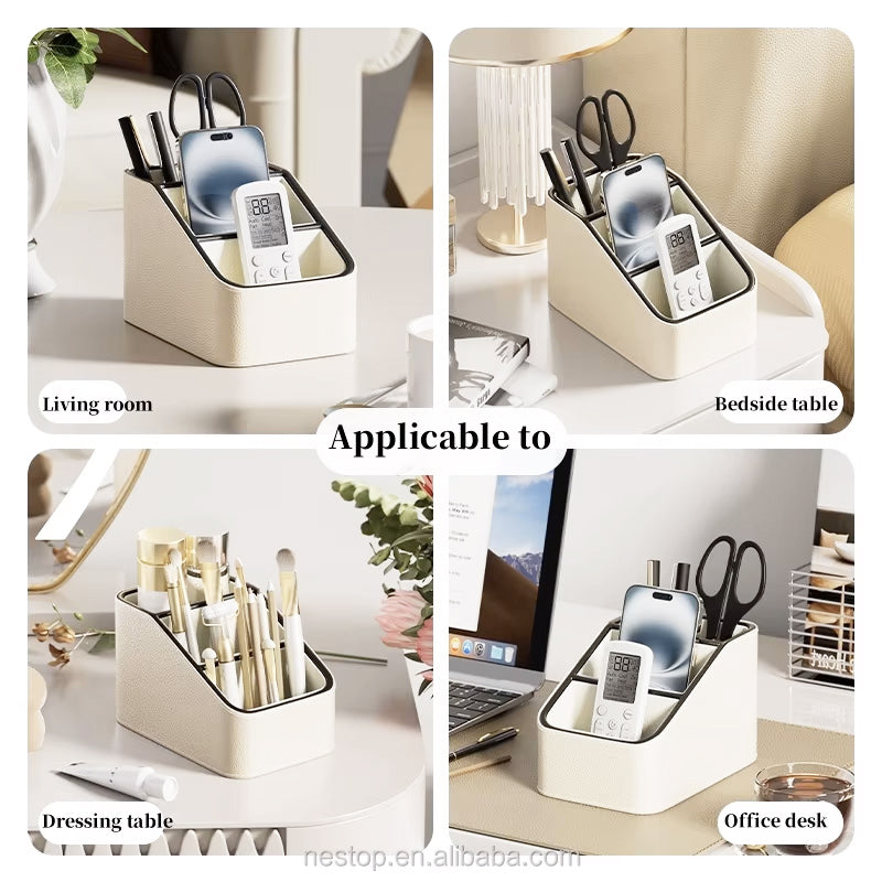 Trio Desk Organiser - Cream