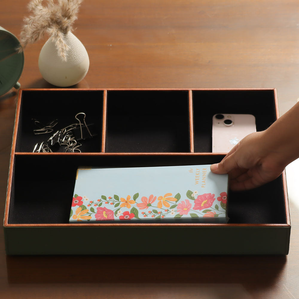 Norm Organiser Tray - Olive