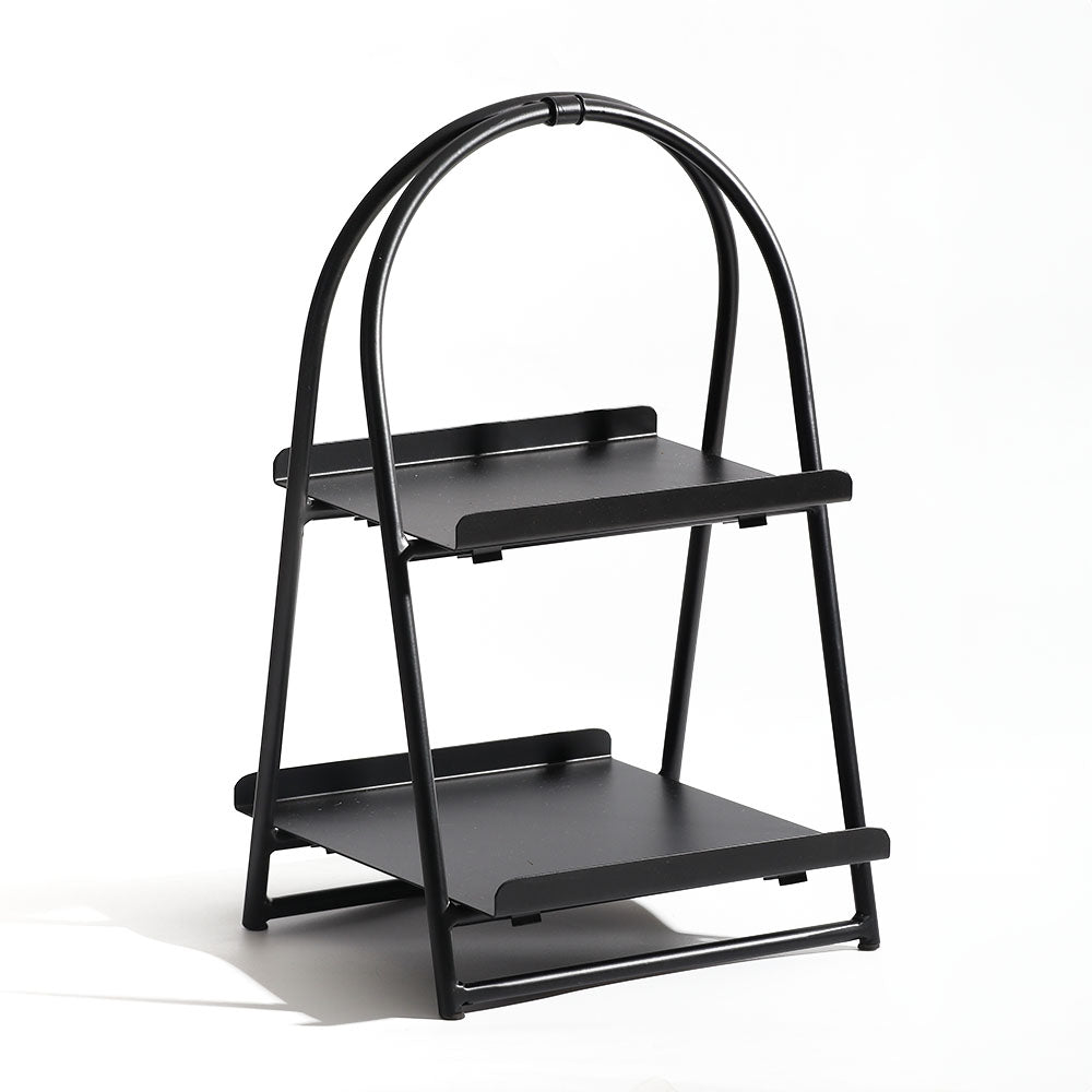Norman 2-Tier Metal Caddy - Black