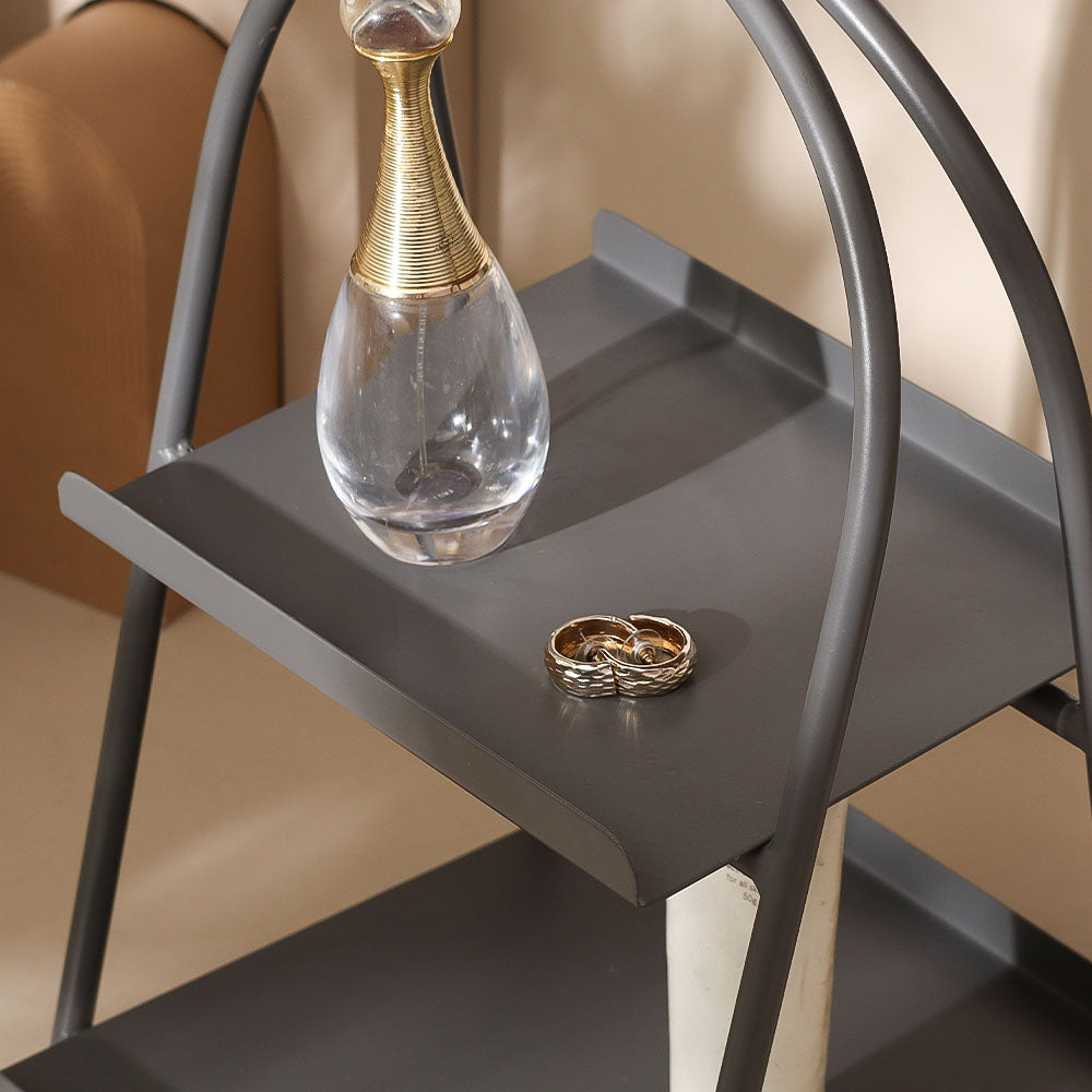 Norman 2-Tier Metal Caddy - Grey