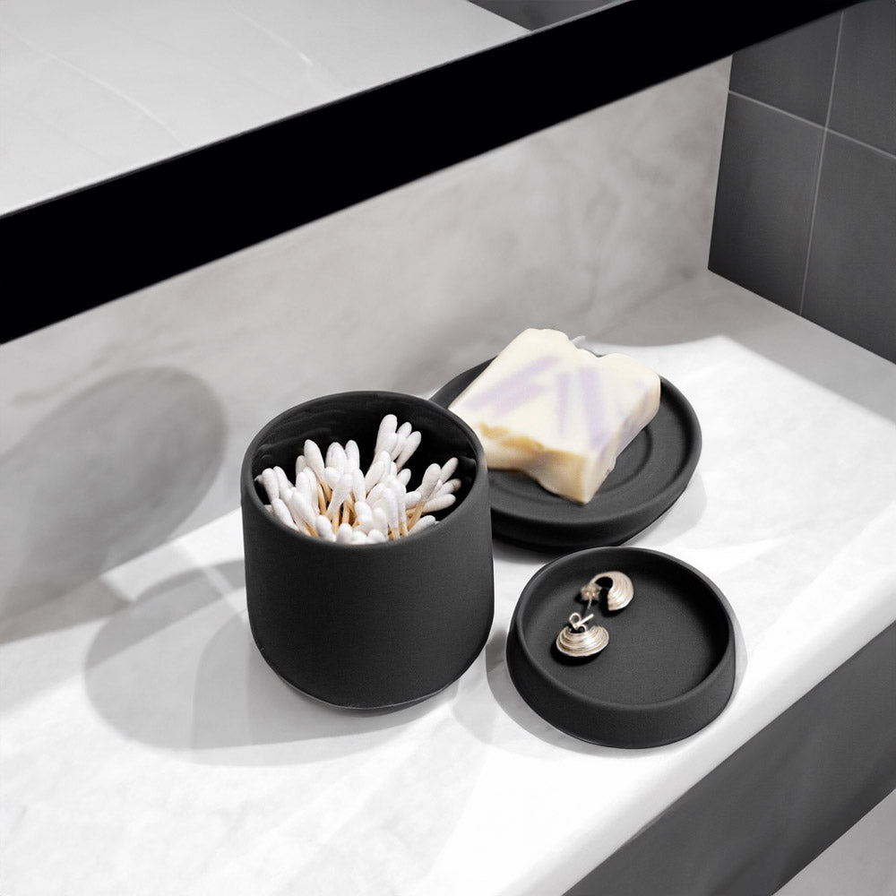 Nova One Jar With Lid - Black