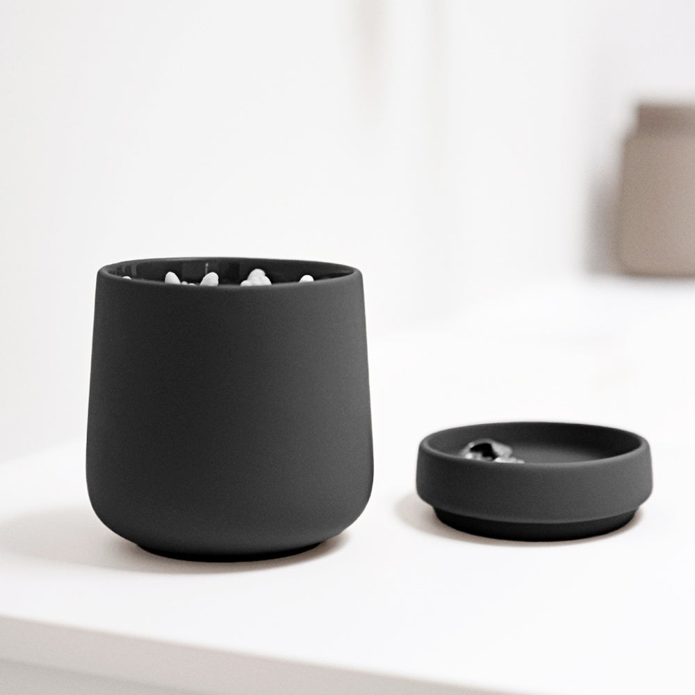 Nova One Jar With Lid - Black