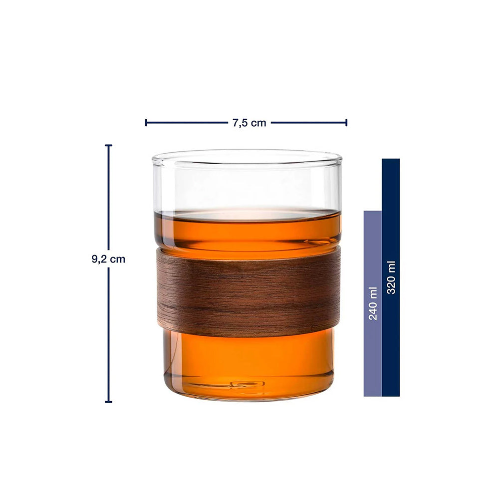 Novo Legno Tumblers 320ml, Set of 2