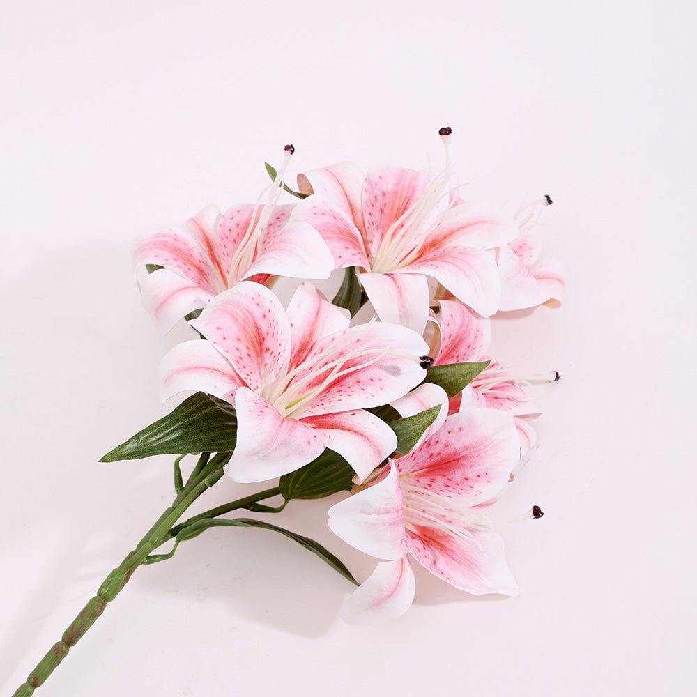Oriental Lily Faux Bunch - Pink
