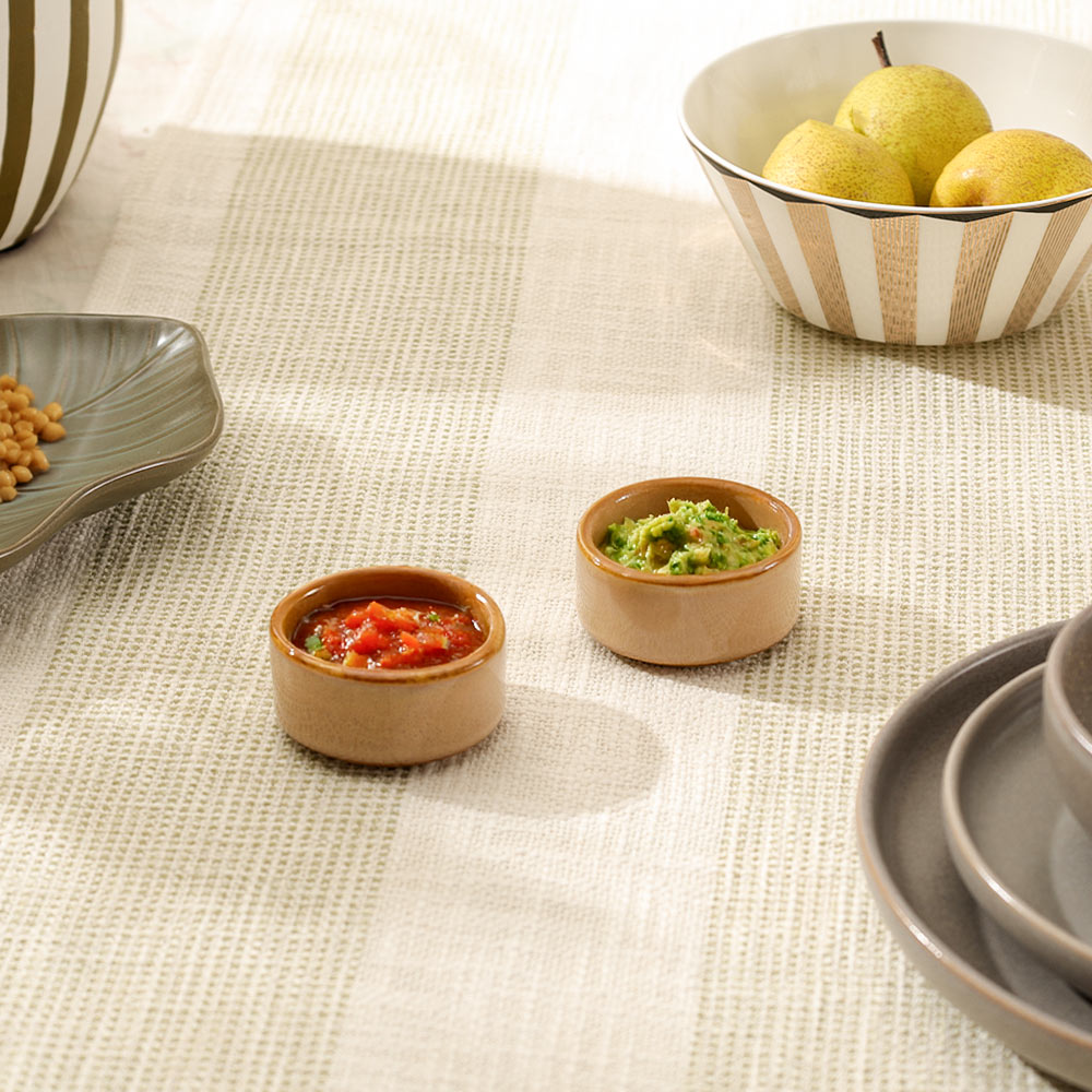 Oasis Dip Bowls, Set of 2 - Dark Sand