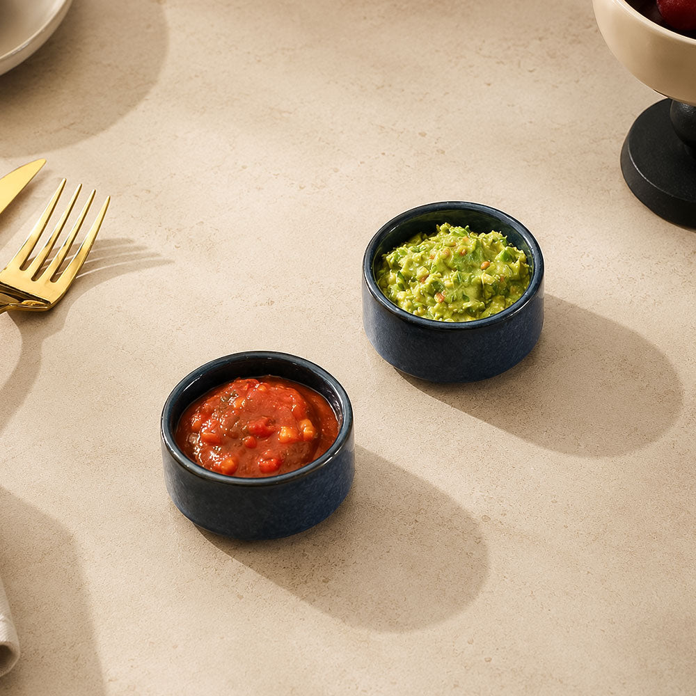 Oasis Dip Bowls, Set of 2 - Cloudy Blue