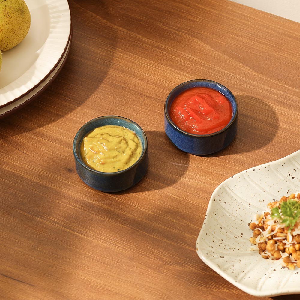 Oasis Dip Bowls, Set of 2 - Cloudy Blue