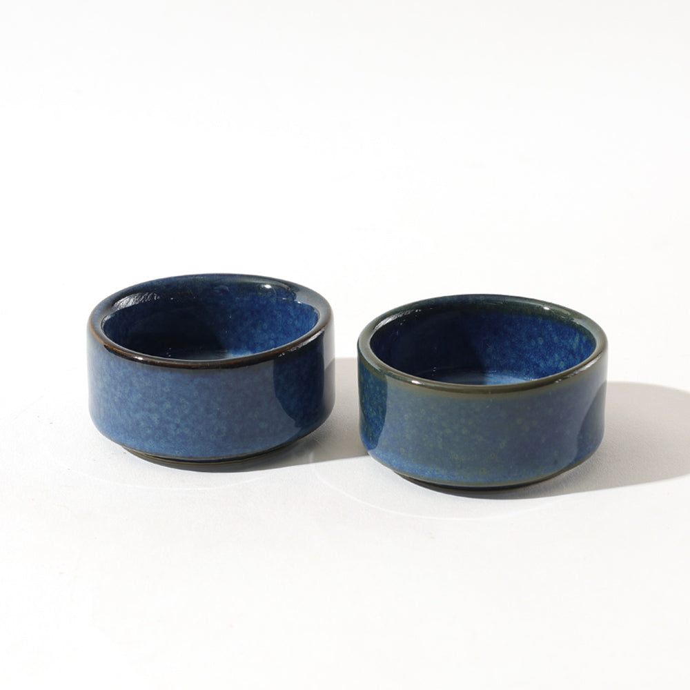 Oasis Dip Bowls, Set of 2 - Cloudy Blue
