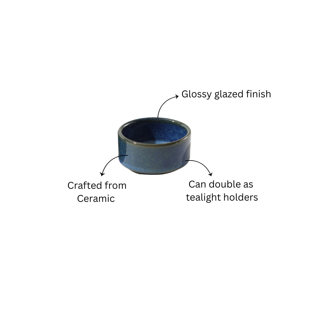 Oasis Dip Bowls, Set of 2 - Cloudy Blue