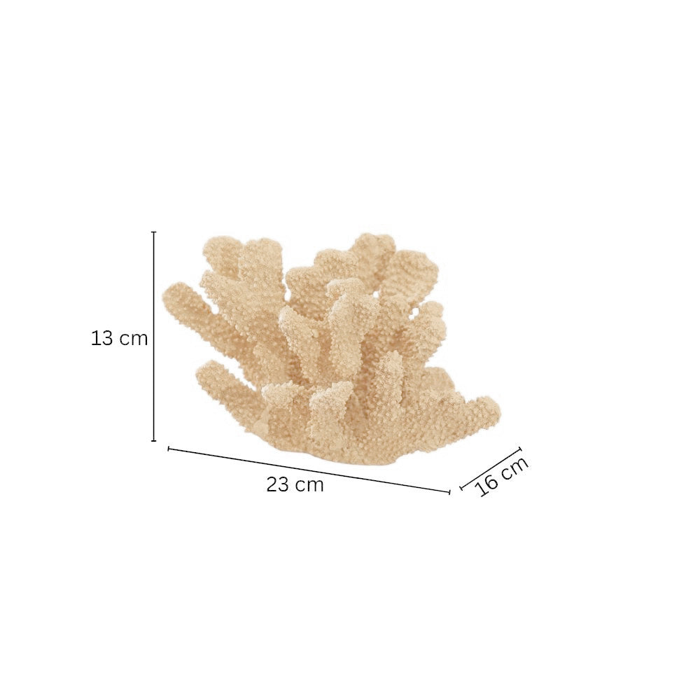 Ocean Coral Decorative Sculpture - Yellow