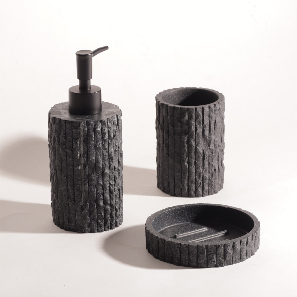 Olay 3-piece Bathroom Set - Speckled Charcoal