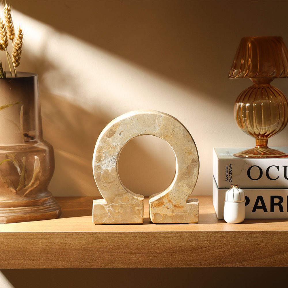 Omega Marble Sculpture - Sandstone