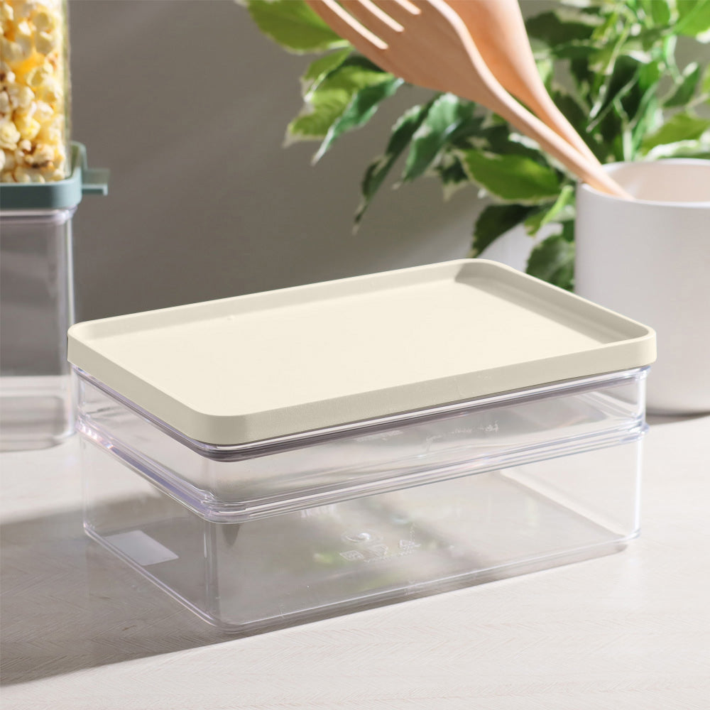 Omnia Breakfast Fridge Boxes, Set of 2 - Nordic White