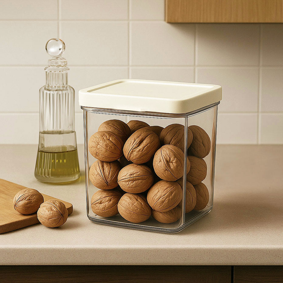 Omnia Storage Box 1100ml - Nordic White