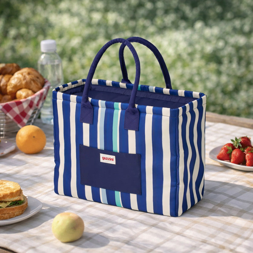 On-the-Go Insulated Tote Bag - Sea Breeze