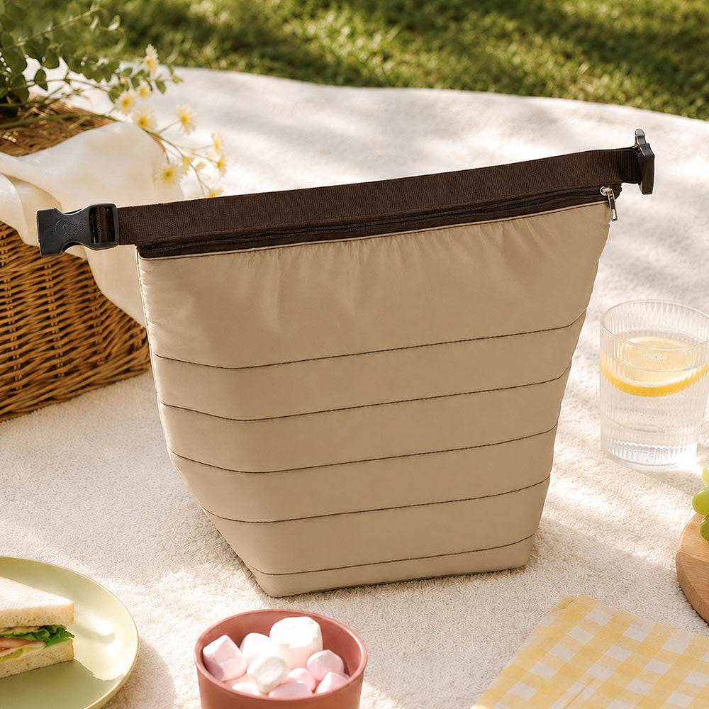 On-the-Go Thermal Lunch Bag Small - Beige