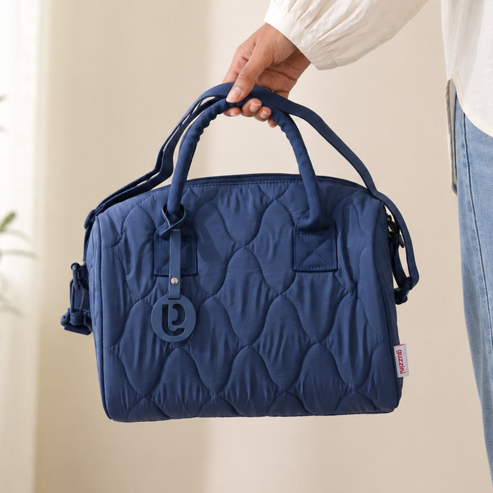 On-the-Go Thermal Shoulder Bag - Denim Blue