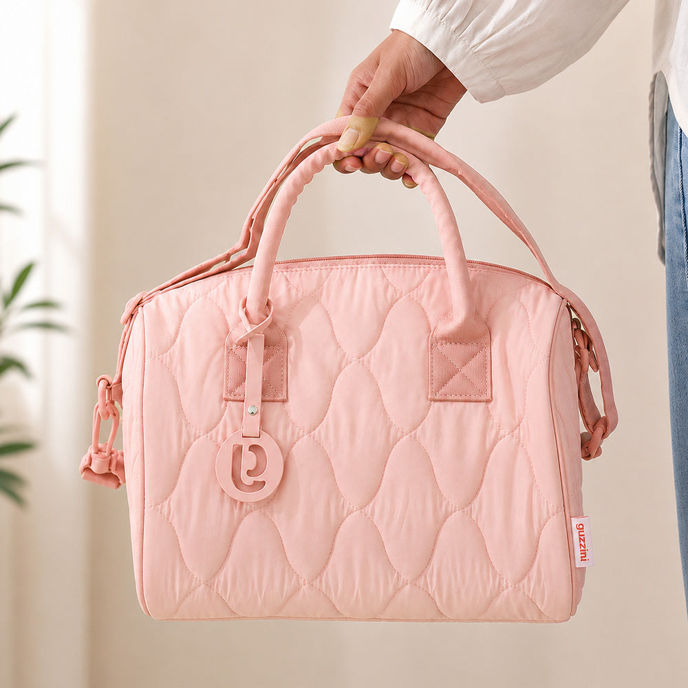 On-the-Go Thermal Shoulder Bag - Pink
