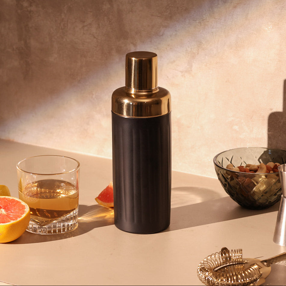 Opus Cocktail Shaker 650ml - Black Gold