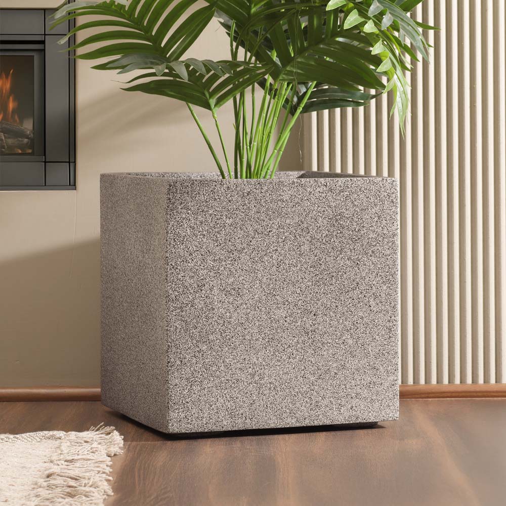 Orion Square Planter Large - Monochrome