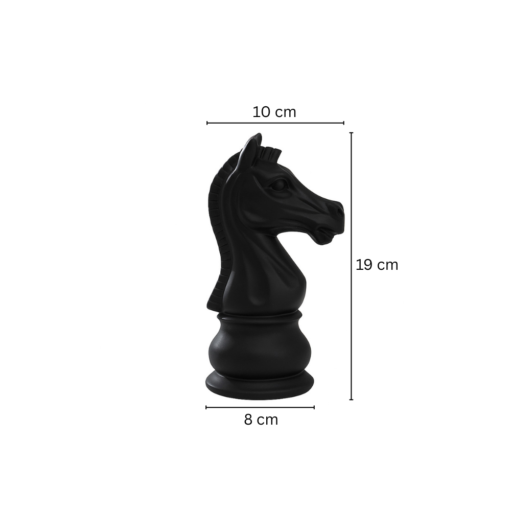 Oros Knight Decorative Sculpture - Matte Black