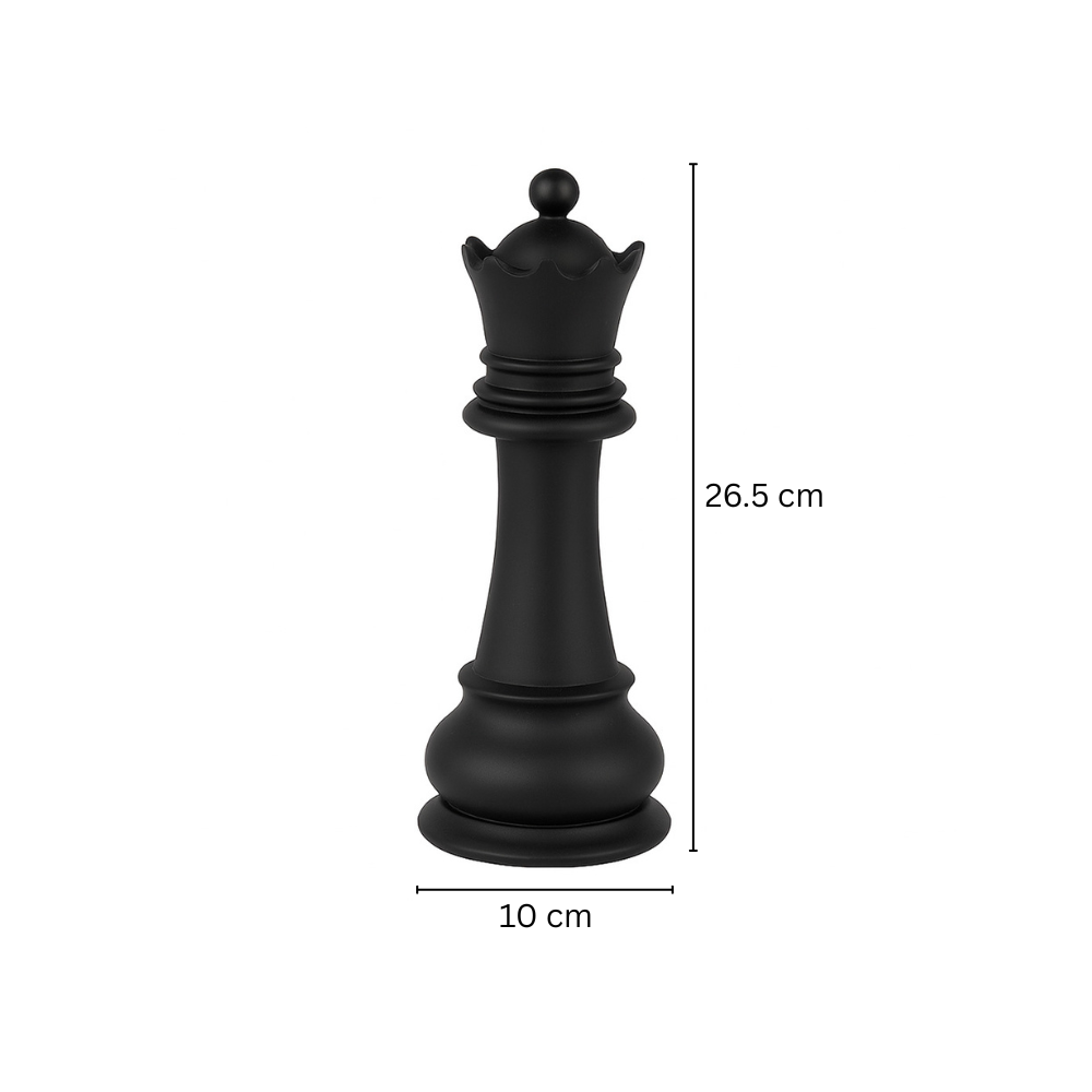 Oros Queen Decorative Sculpture - Matte Black