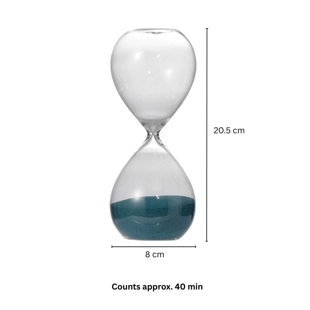 Oslo Hourglass Medium - Teal Blue