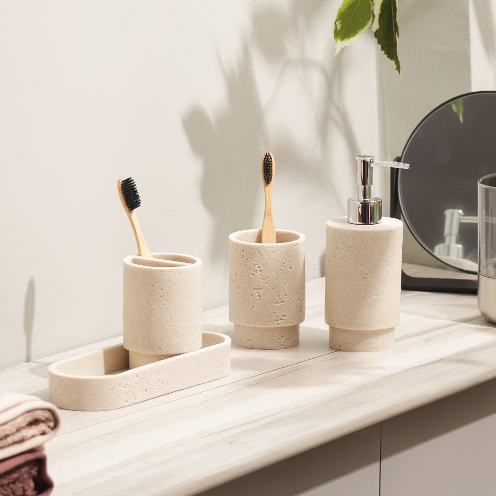 Oslo 4-piece Bathroom Set - Greige