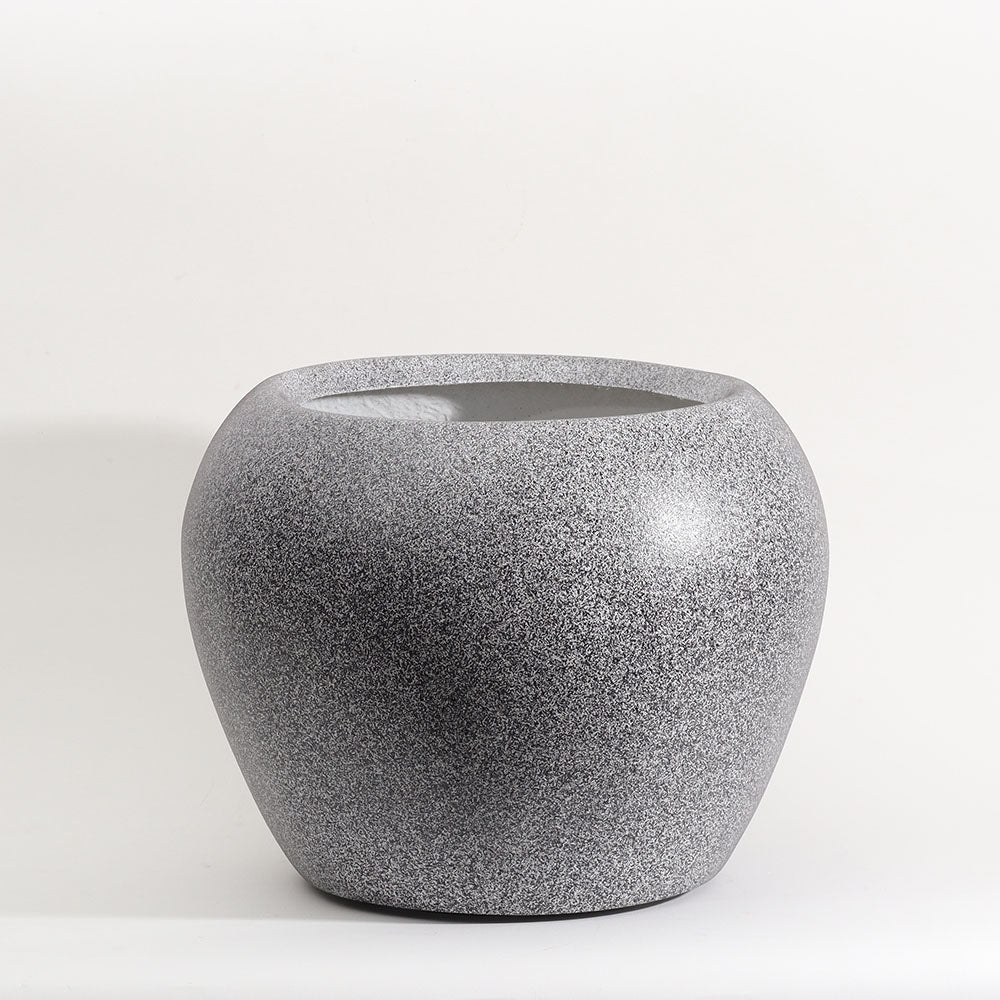 Ovo Round Planter Large - Monochrome