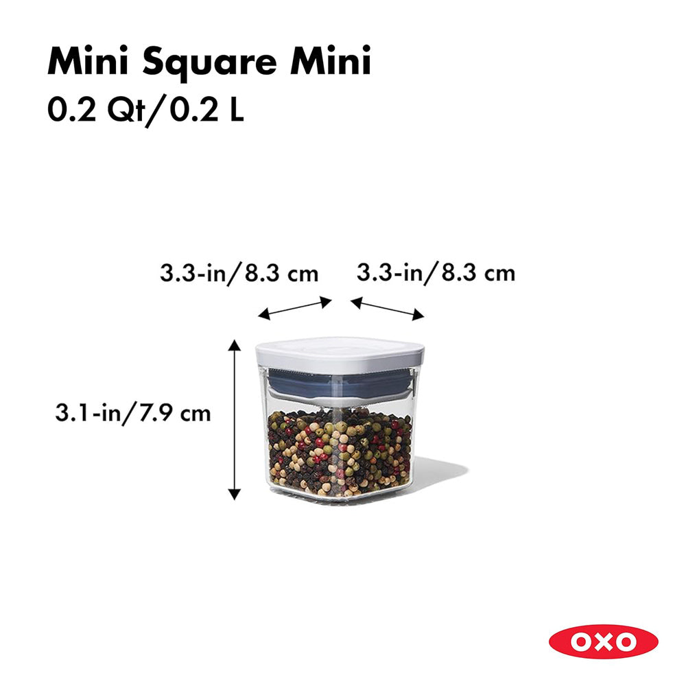 POP 4-Piece Square Container Set Mini