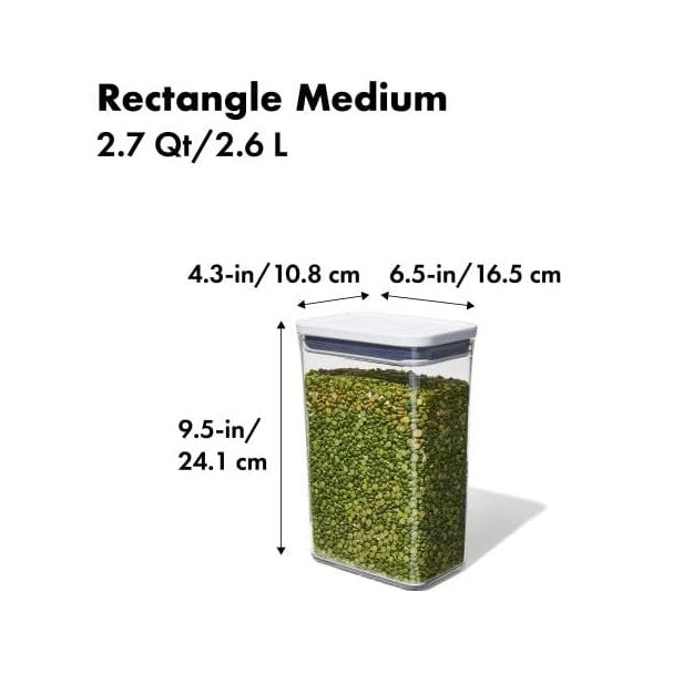 POP Rectangular Storage Container - 2600ml