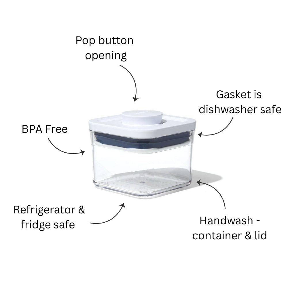 POP Small Square Storage Container - 378ml
