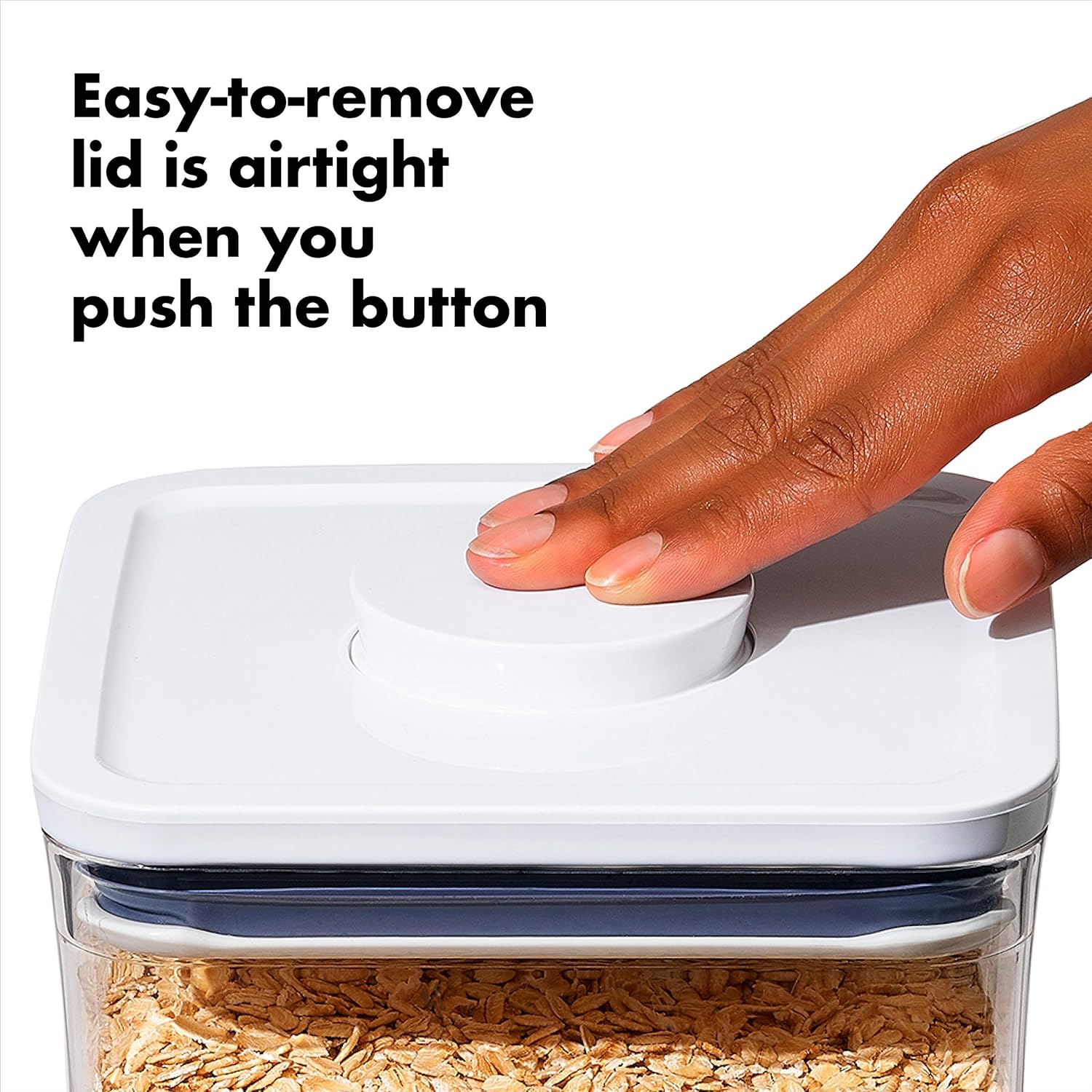 POP 3-Piece Rectangular Storage Containers Set With Scoop