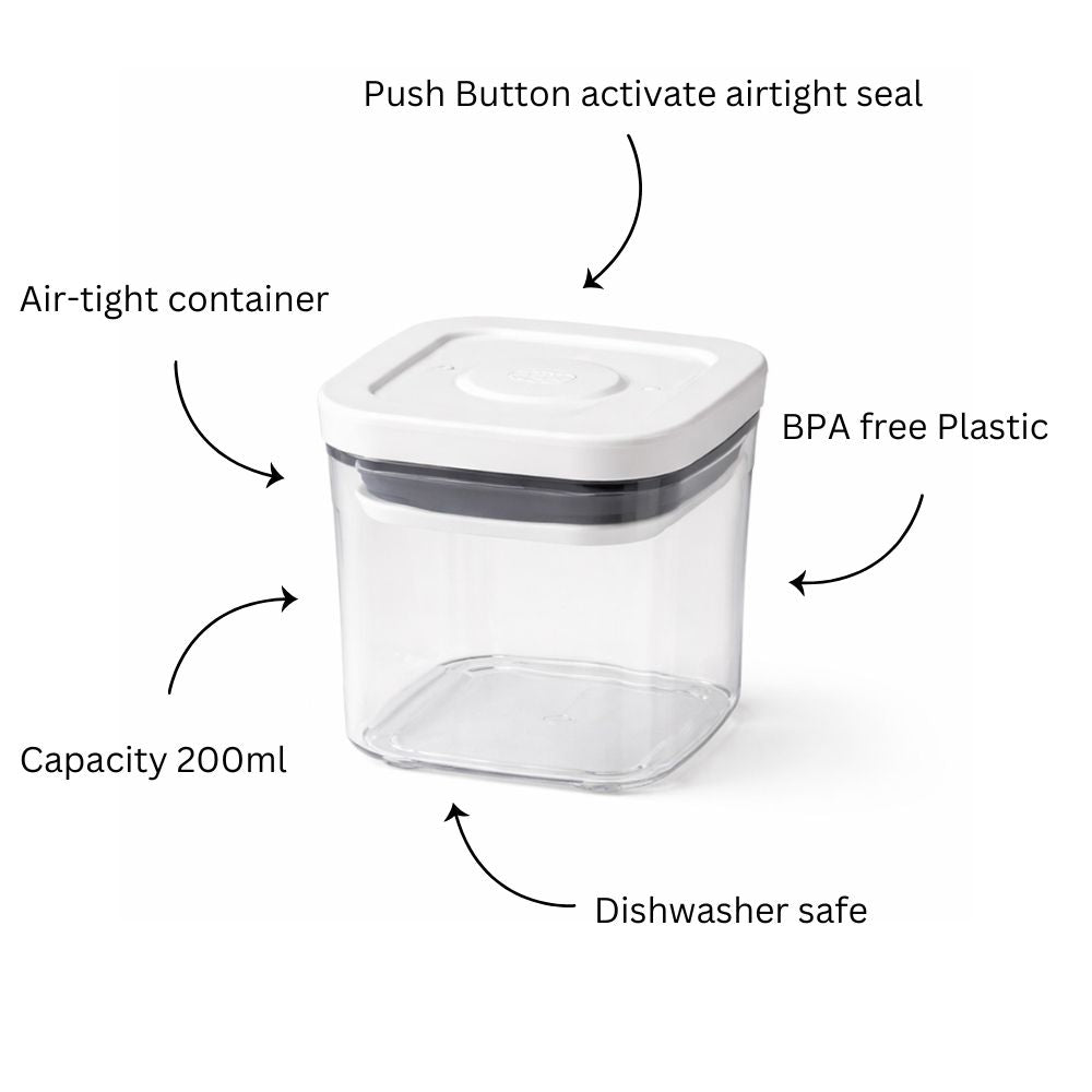 POP Mini Square Storage Container - 200ml