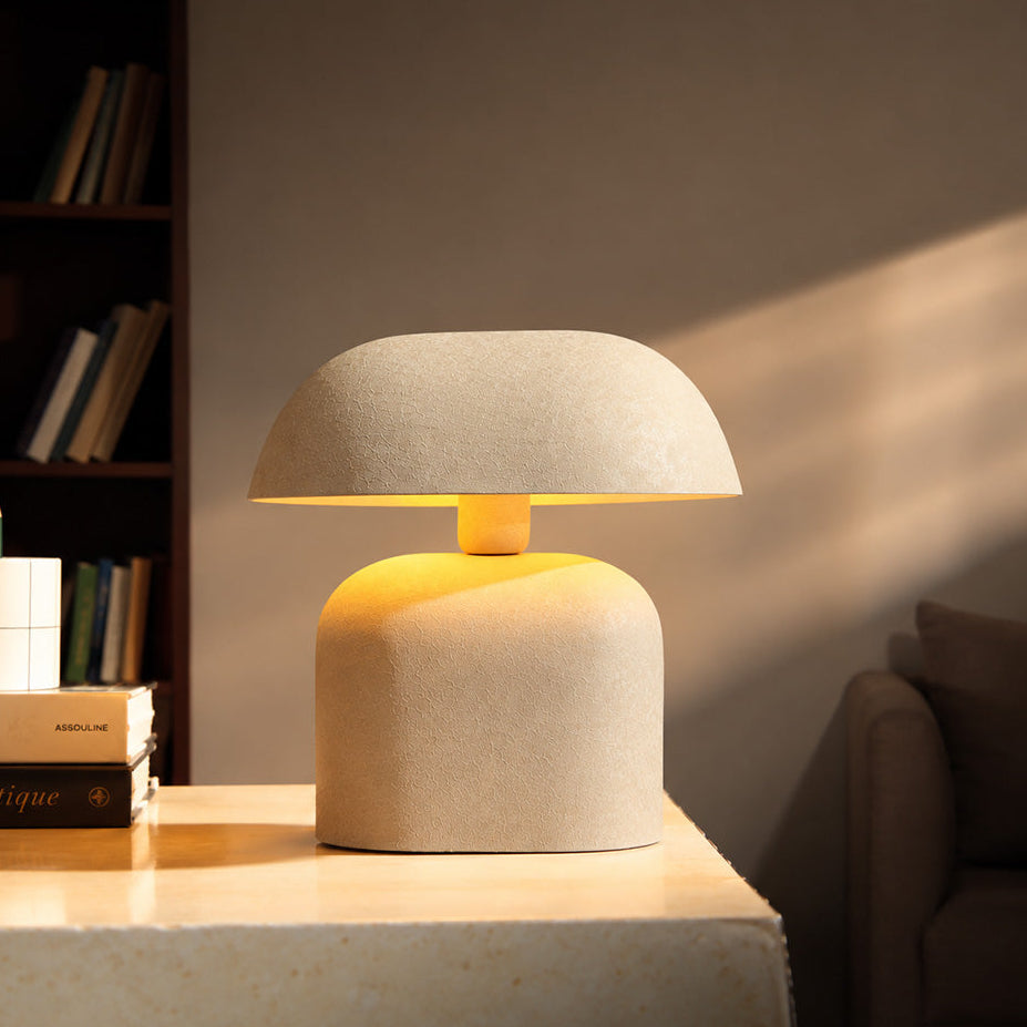 Pablo Table Lamp Large - Crackle Beige