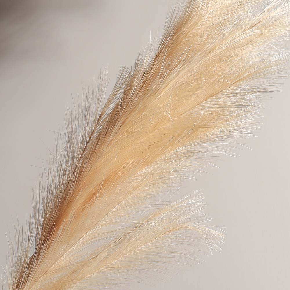 Pampas Reed Faux Stem - Peach
