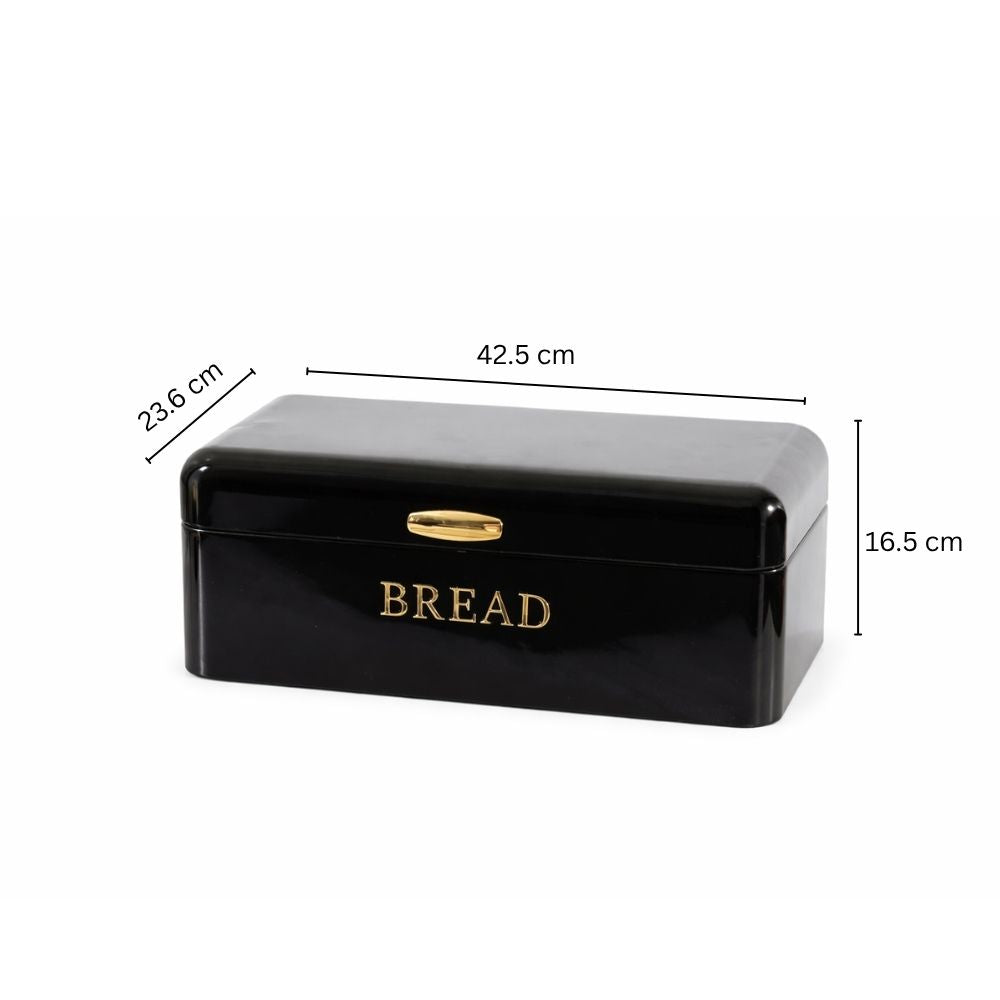 Pano Metal Bread Box - Black Copper