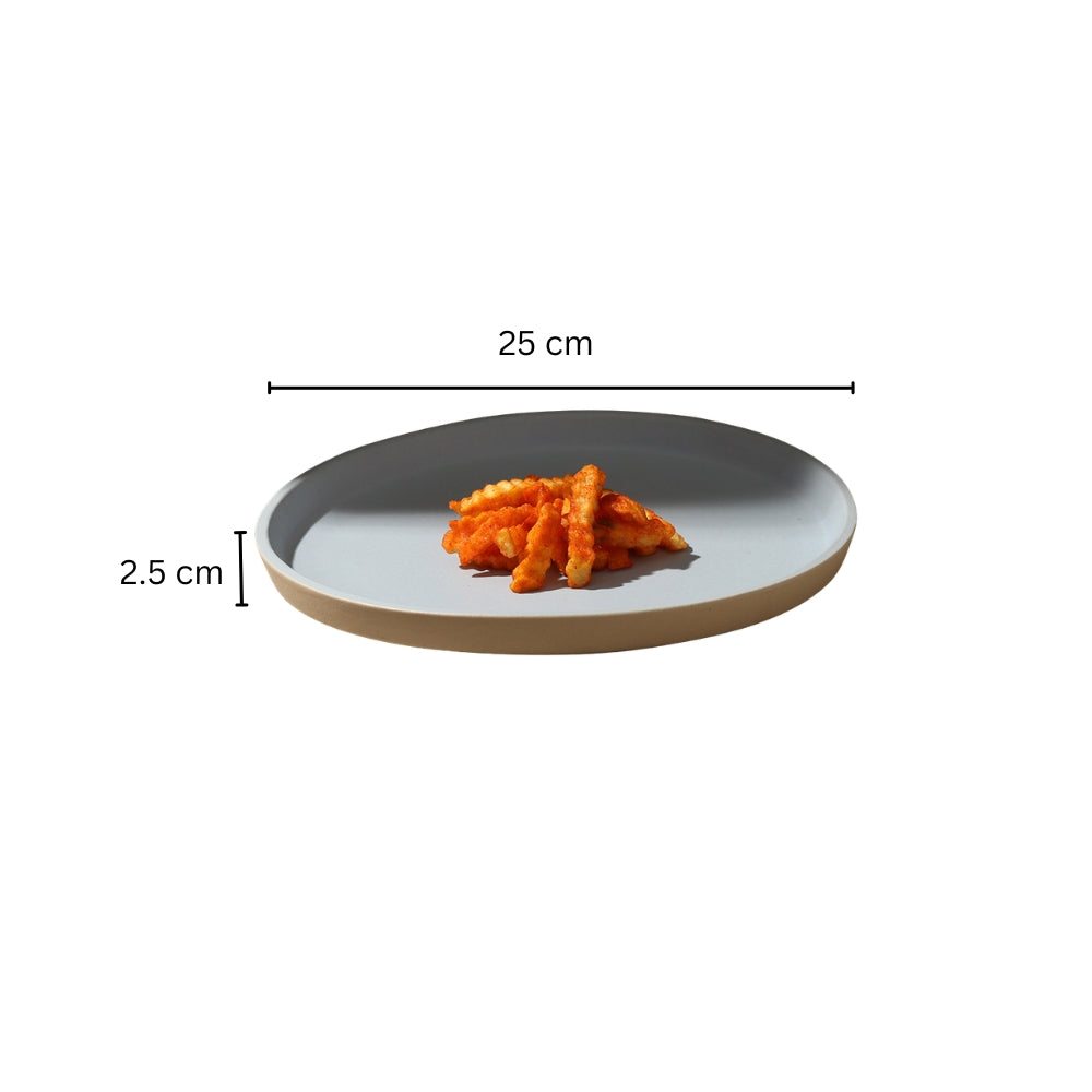 Paros Gourmet Dinner Plate - Sky Blue