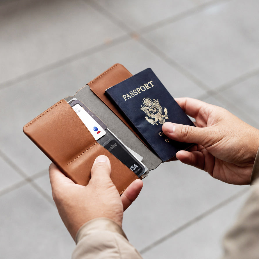 Passport Cover - Caramel